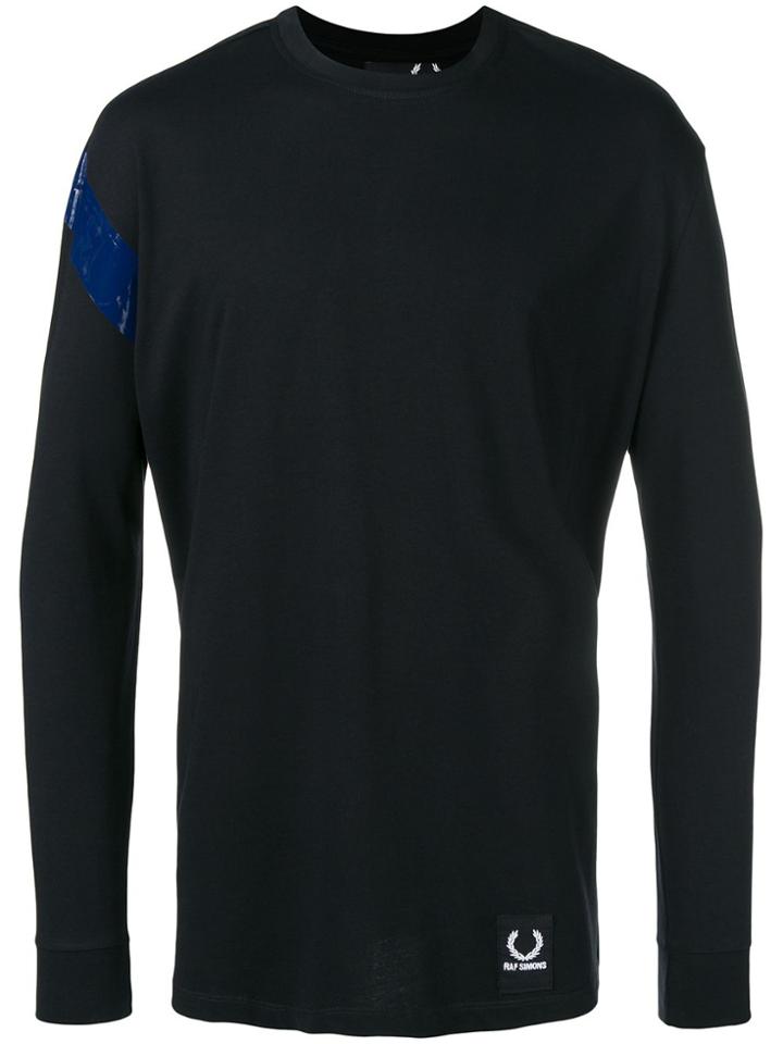 Raf Simons X Fred Perry Panelled Sweatshirt - Black