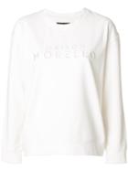 Frankie Morello Front Logo Sweatshirt - White
