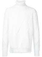 Education From Youngmachines Textured Turtleneck - White