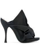 No21 Abstract Bow High-heels - Black