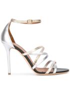 Malone Souliers By Roy Luwolt Strappy Sandals - Silver