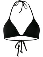 Fisico Tie Fastened Bikini Top - Black