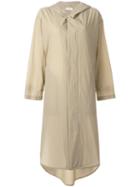 Plantation - Buttoned Hooded Coat - Women - Nylon - L, Nude/neutrals, Nylon