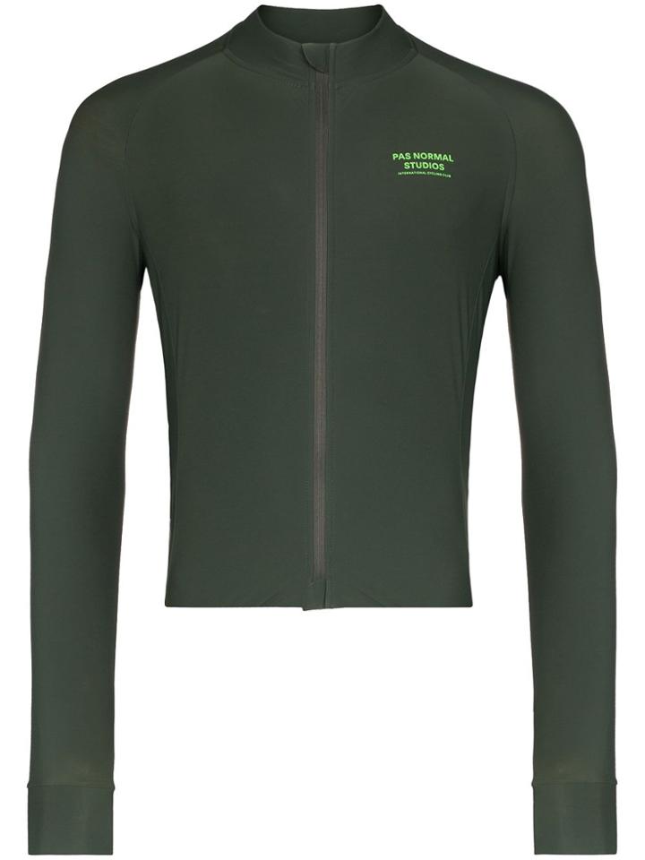Pas Normal Studios Control Long-sleeve Cycling T-shirt - Green