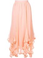 Chloé Handkercheif Hem Skirt - Pink