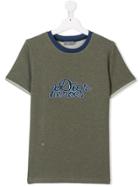 Baby Dior Teen Embroidered Logo Shirt - Green
