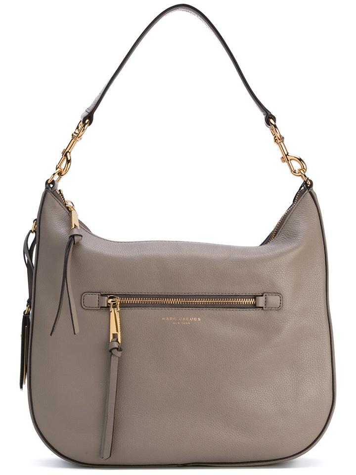 Marc Jacobs - 'recruit' Hobo Shoulder Bag - Women - Leather - One Size, Grey, Leather