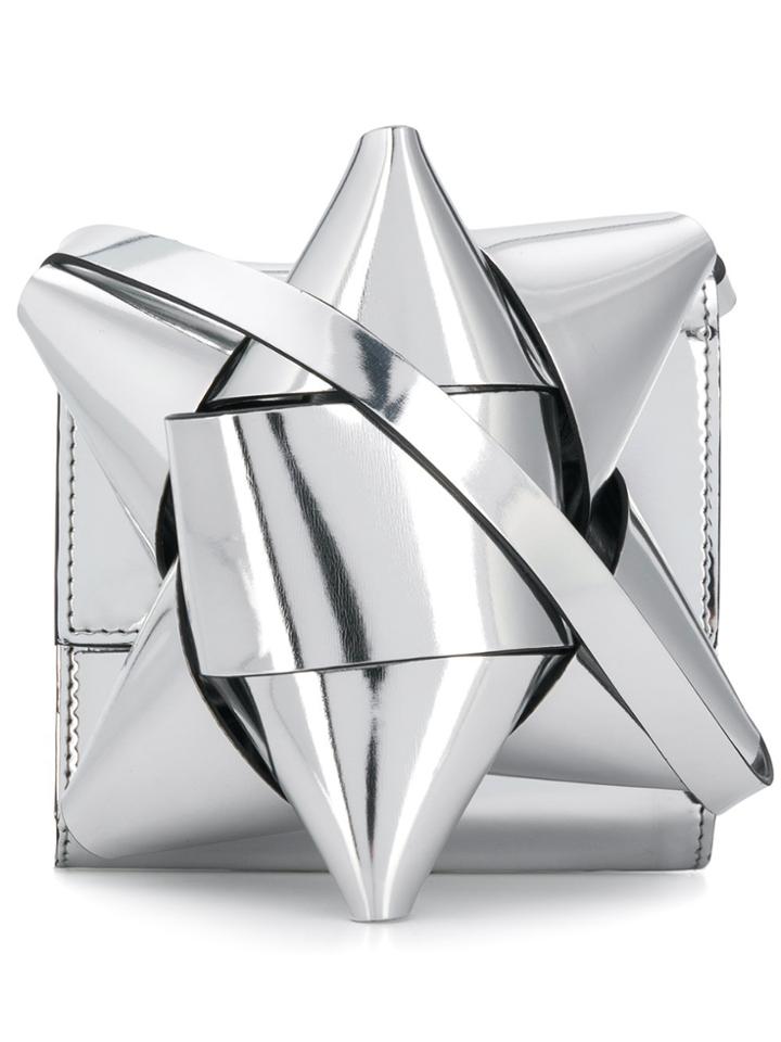 Mm6 Maison Margiela Bow Belt Bag - Metallic
