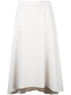 Astraet Pleated Skirt, Women's, Size: 2, White, Polyester