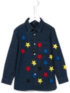 No21 Kids Star Print Denim Shirt, Boy's, Size: 10 Yrs, Blue
