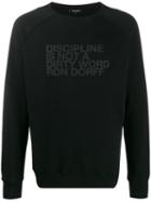 Ron Dorff Discipline Print Sweatshirt - Black
