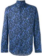 Etro - Floral Print Shirt - Men - Cotton - 45, Blue, Cotton