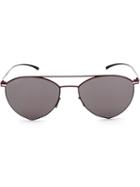 Mykita Maison Martin Margiela X Mykita Mmesse010 Sunglasses, Women's, Red, Stainless Steel