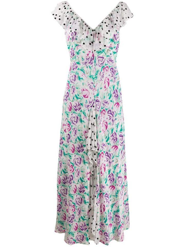 Rixo Antoinette Ruffled-trim Dress - White