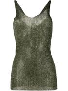 Liu Jo Sheer Tank Top - Green