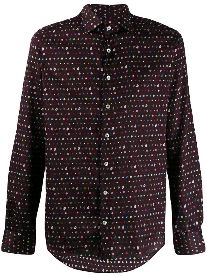 Etro Multi-print Shirt - Purple