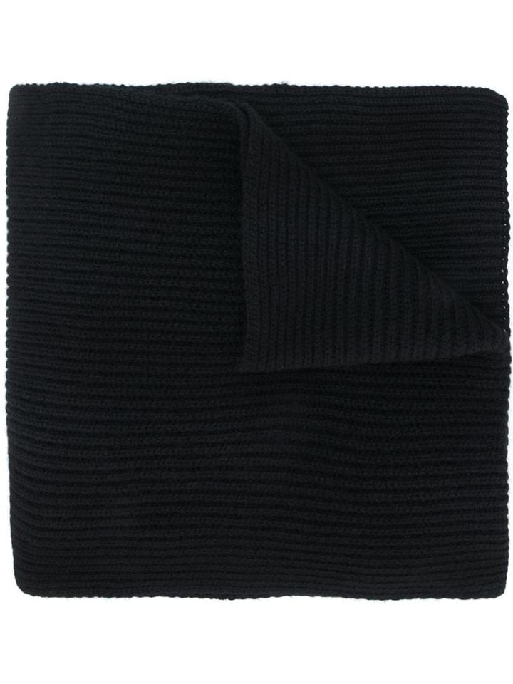 1017 Alyx 9sm Ribbed Detail Scarf - Black
