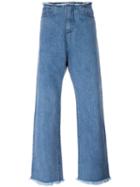 Marques'almeida Loose-fit Long Jeans, Men's, Size: 30, Blue, Cotton