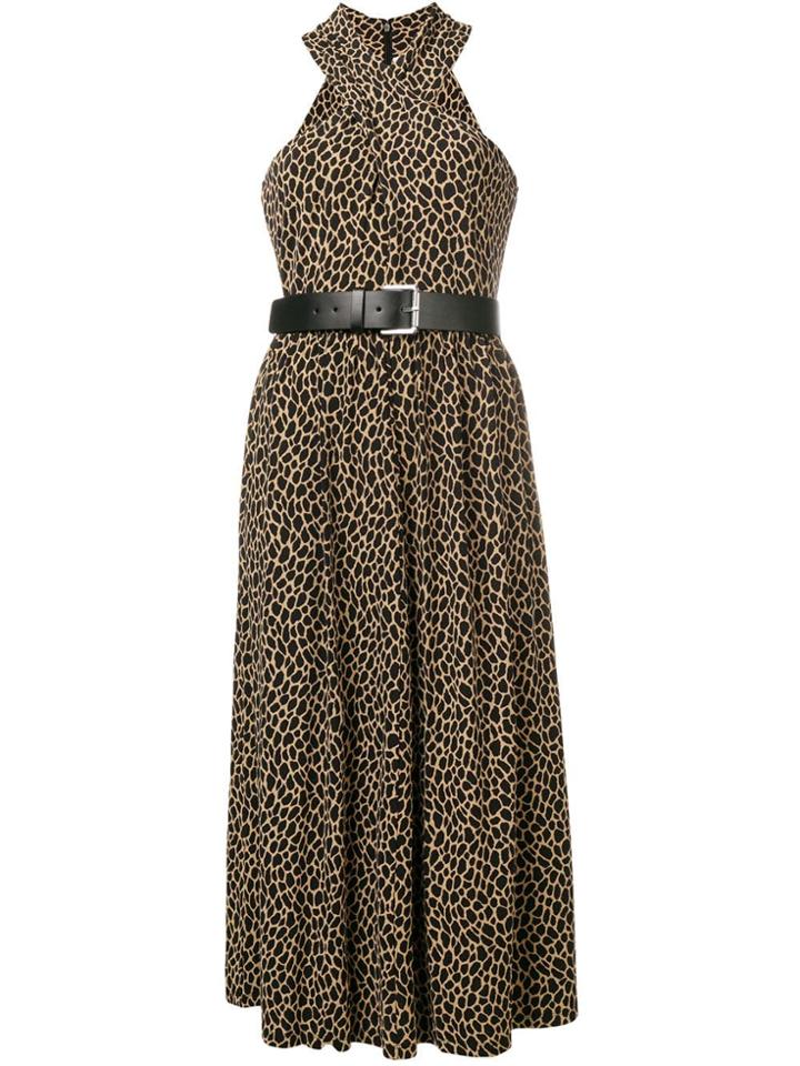 Michael Michael Kors Flared Summer Dress - Brown