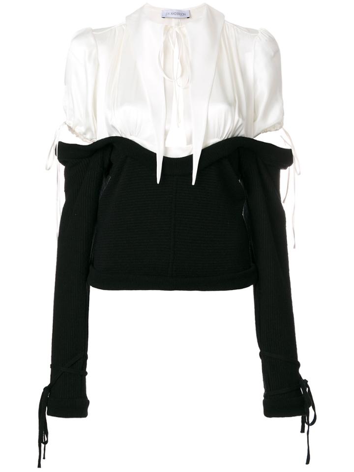 Jw Anderson Hybrid Top - Black
