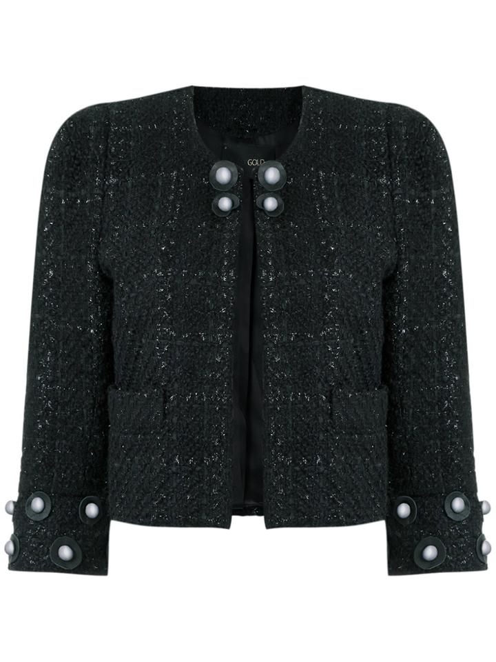 Andrea Bogosian Tweed Jacket - Black