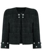 Andrea Bogosian Tweed Jacket - Black