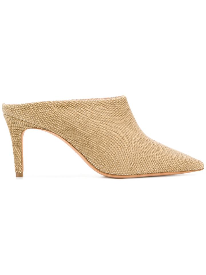Jean-michel Cazabat Slip-on Pointed Pumps - Nude & Neutrals