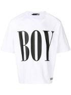 Love Moschino 'boy' Print T-shirt - White