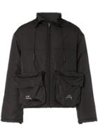 A-cold-wall* Logo Print Padded Coat - Black