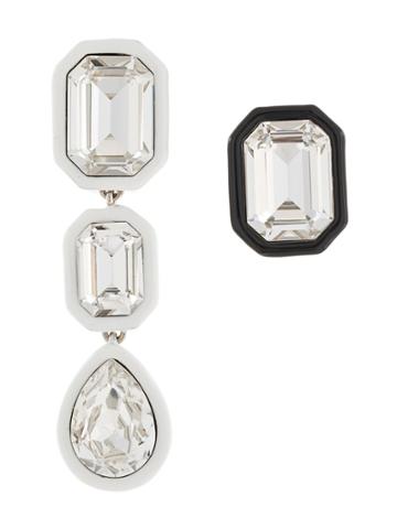 Racil Minelli Mismatched Earrings - White