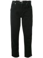 3.1 Phillip Lim Side Zip Crop Jeans - Black