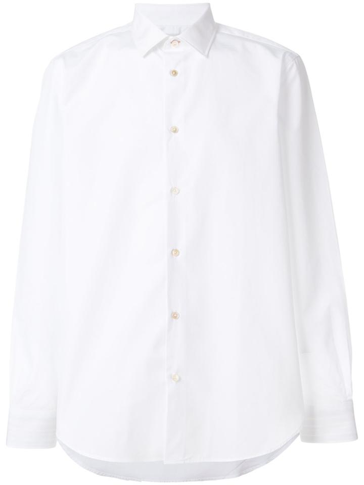 Paul Smith Signature Stripe Cuff Shirt - White