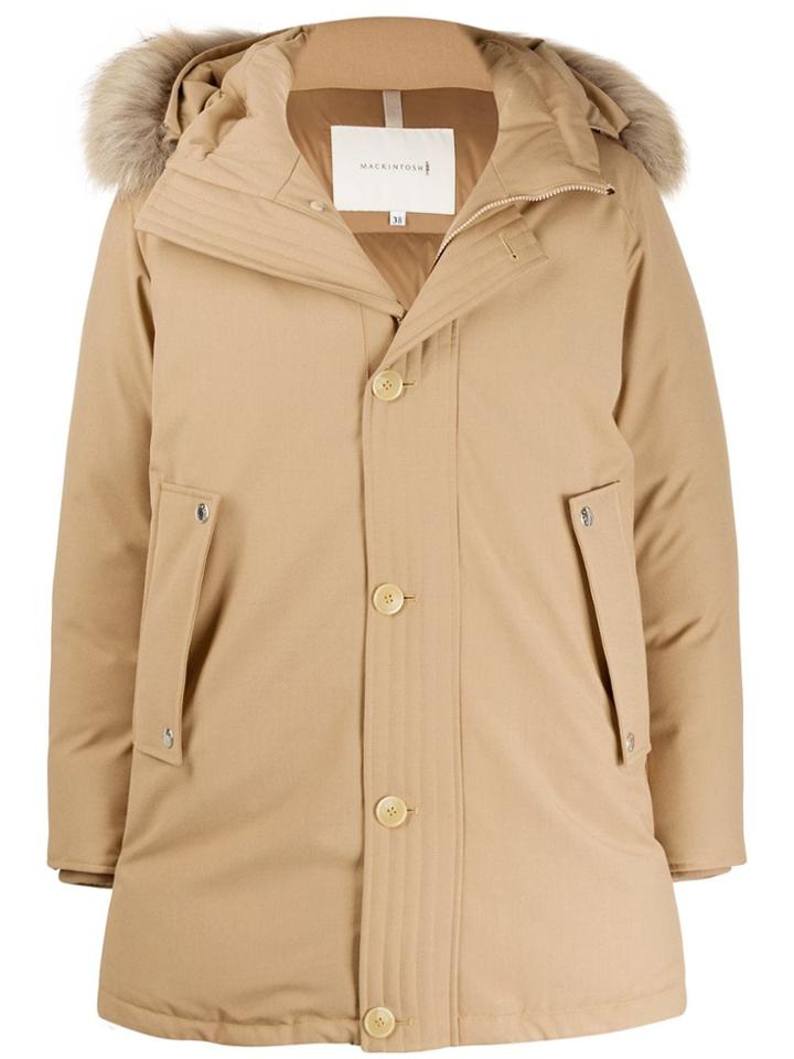 Mackintosh Dornoch Camel Wool Down Parka Gd-1001 - Neutrals