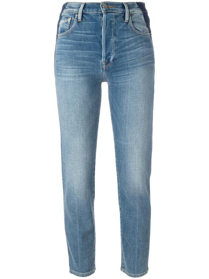 Frame Denim Elton Jeans, Women's, Size: 30, Blue, Cotton/polyester/spandex/elastane