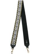 Rebecca Minkoff - Embroidered Bag Strap - Women - Cotton/leather - One Size, Women's, Black, Cotton/leather