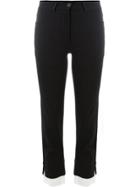 Ann Demeulemeester Cropped Skinny Trousers - Black