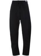 Adidas - Drawstring Tapered Trousers - Women - Cotton - 36, Women's, Black, Cotton