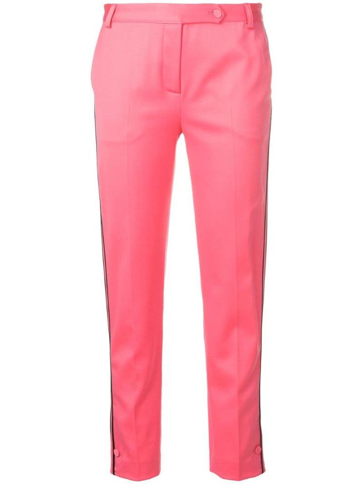 Styland Cropped Tailored Suit Trousers - Pink