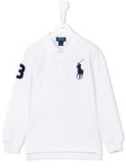 Ralph Lauren Kids 'big Pony' Polo Shirt, Boy's, Size: 6 Yrs, White