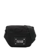 Versace Jeans Couture Logo Plaque Belt Bag - Black