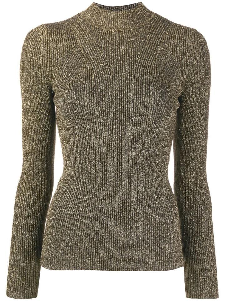 Sandro Paris Shinny Jumper - Gold