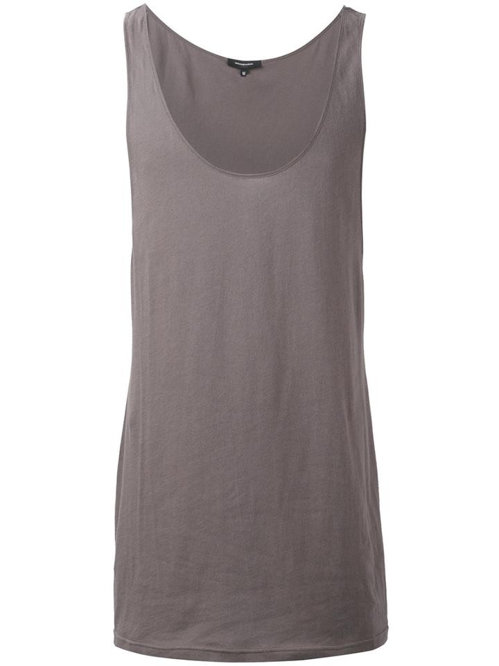 Unconditional - Classic Tank Top - Men - Cotton - Xl, Grey, Cotton
