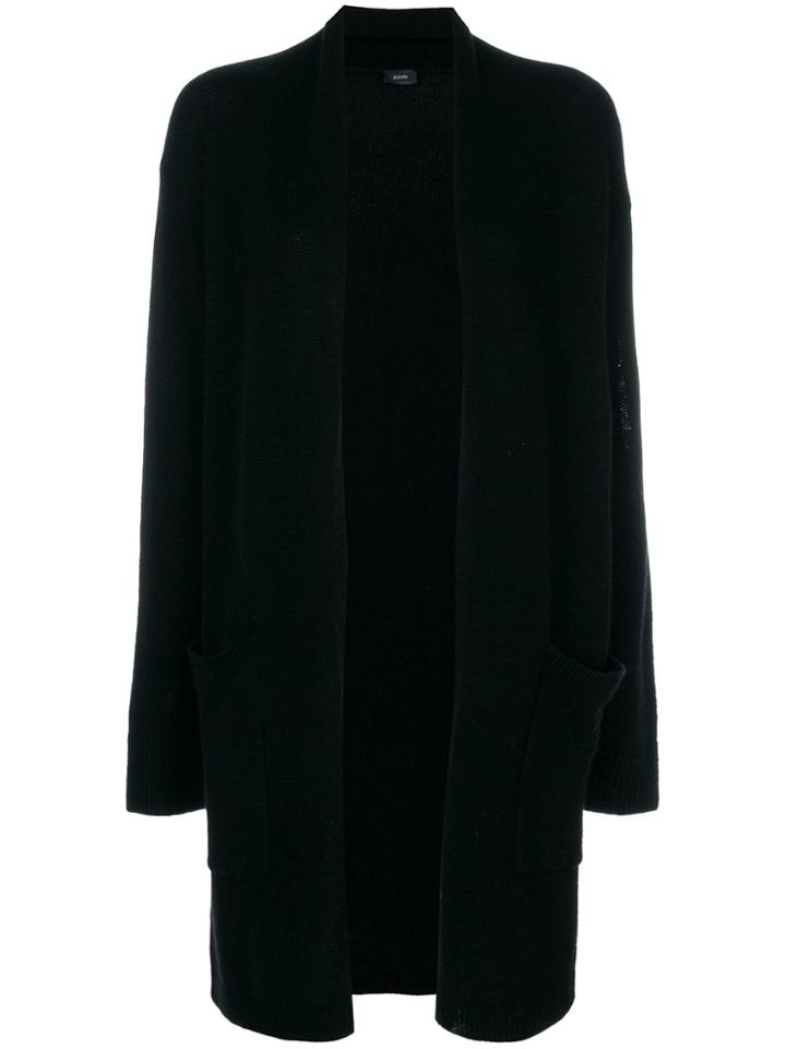 Joseph Long Pocket Cardigan - Black