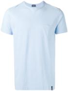 Drumohr - Chest Pocket T-shirt - Men - Cotton - M, Blue, Cotton