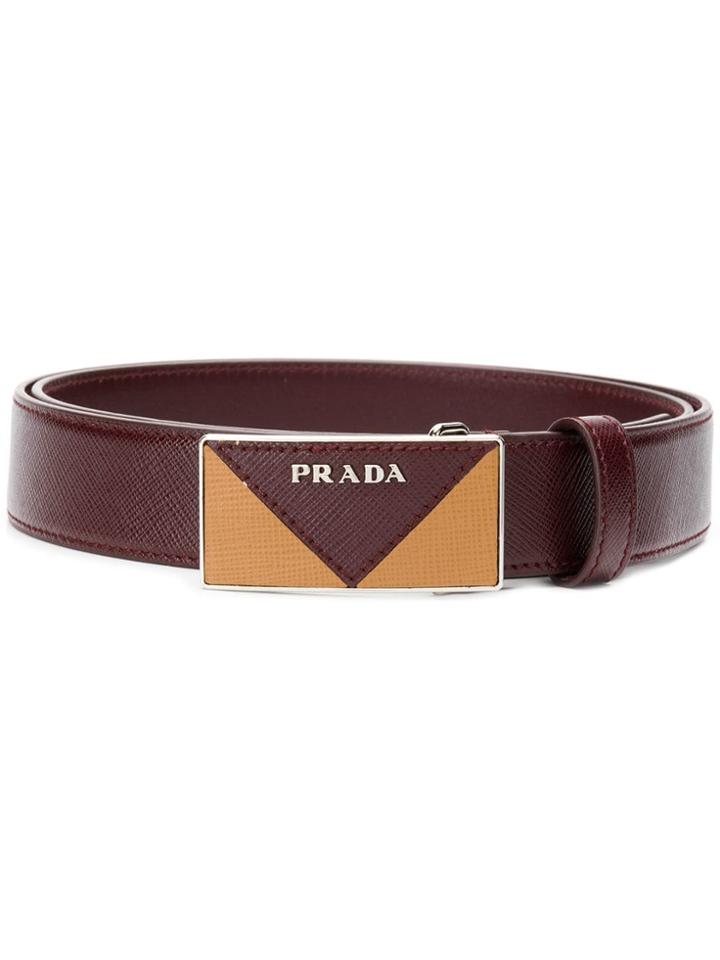 Prada Buckle Belt - Purple