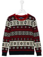 Ralph Lauren Kids Crew Neck Intarsia Jumper, Boy's, Size: 8 Yrs