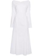 Beaufille Prima Longsleeved Wrap Dress - White