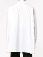 Raf Simons Photo Printed Oversized Shirt, Men's, Size: 48, White, Cotton