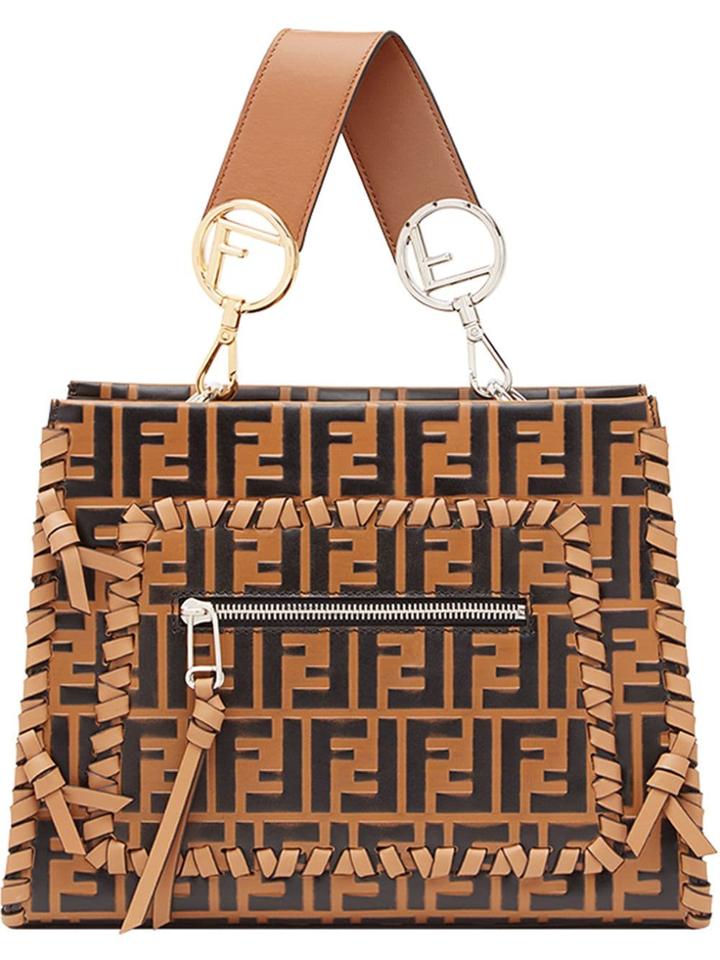 Fendi Runway Small Shoulder Bag - Brown