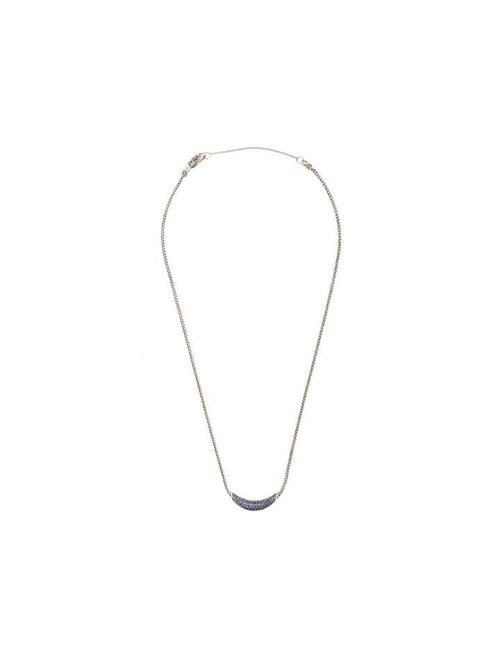 John Hardy Classic Chain Sapphire Necklace - Silver